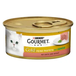Sparpaket Gourmet Gold Feine Pastete 48 x 85 g - Ente & Spinat