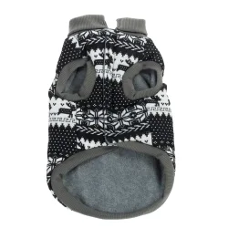 Hundepullover mit Norwegermuster - ca. 45 cm Rückenlänge (Grösse XXL)