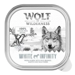 Wolf of Wilderness Adult - Single Protein 6 / 24 x 300 g Schale - 24 x 300 g: White Infinity - Pferd