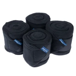 Nomad Tales Pferdebandagen aus Fleece, schwarz - Full (4er Set)