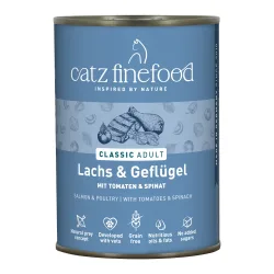 catz finefood 6 x 400 g - Lachs & Geflügel