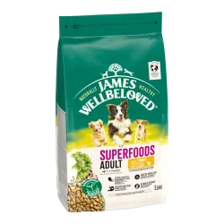 James Wellbeloved Superfoods Adult Dog Hypoallergenic Truthahn mit Grünkohl & Quinoa - 1,5 kg