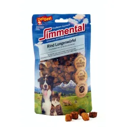 Delibest Simmental Hundesnack Rinder Lungenwürfel