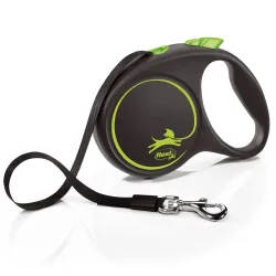 flexi Black Design Gurtleine grün, 5 m - Grösse L: bis 50 kg