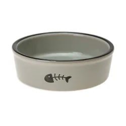 Karlie Keramik Katzennapf, grau - 200 ml, Ø 12 cm