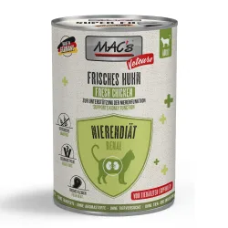 Sparpaket MAC's CAT Vetcare Nierendiät 24 x 400 g - frisches Huhn