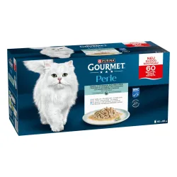 GOURMET Perle Erlesene Streifen in Sauce Sorten-Mix 60x85g