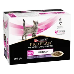 PURINA PRO PLAN Veterinary Diets Feline UR ST/OX - Urinary Truthahn - 10 x 85 g