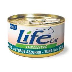 Sparpaket Life Cat Natural Adult 12 x 85 g - Thunfisch mit Meeresfisch