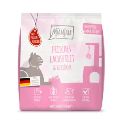 MjAMjAM Knusprige Mahlzeiten Lachs & Geflügel - 300 g