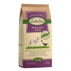 Lukullus Kaltgepresst Barbarie-Ente & Lamm - 1,5 kg