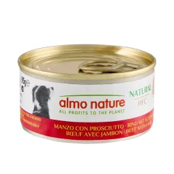 Sparpaket: Almo Nature HFC 24 x 95 g - Rind mit Schinken