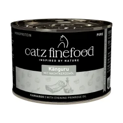 Sparpaket catz finefood Pure 12 x 200 g - Känguru