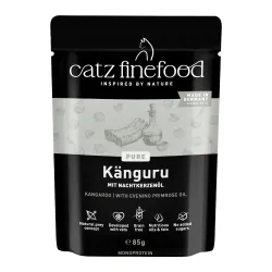 catz finefood Pure Pouch 8 x 85 g - Känguru