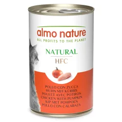 Sparpaket Almo Nature HFC Natural 24 x 140 g - Huhn mit Kürbis