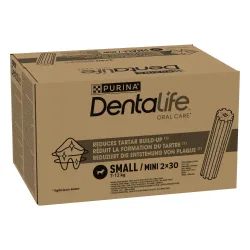 PURINA Dentalife Tägliche Zahnpflege-Snacks für kleine Hunde (7-12 kg) - 60 Sticks (20 x 49 g)