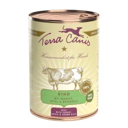 Sparpaket Terra Canis Classic 12 x 400 g - Rind mit Karotte, Apfel & Naturreis