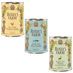 Sparpaket Rosie's Farm Adult 24 x 400 g - Mix 2 (3 Sorten)