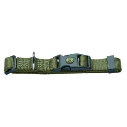 HUNTER Halsband London, olivgrün - Vario Basic Gr.M: 30-46 cm Halsumfang, B 15 mm