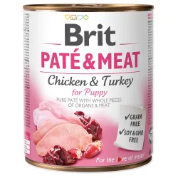 Brit Paté & Meat Puppy 6 x 800 g - Huhn & Truthahn