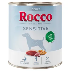 Rocco Sensitive 6 x 800 g - Neue Rezeptur - Ente mit Nudeln