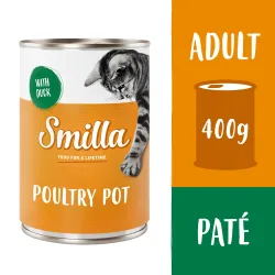 Smilla Geflügeltöpfchen 6 x 400 g - Geflügel mit Ente