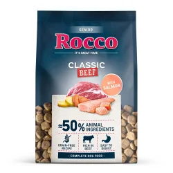 Rocco Senior Classic Rind mit Lachs - 5 x 1 kg