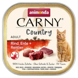 animonda Carny Country Adult 32 x 100 g - Huhn, Kalb + Reh