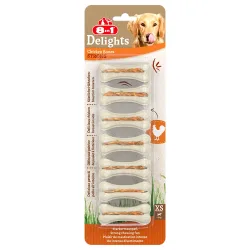 8in1 Delights Strong Kauknochen Kiefertraining XS 7 Stück