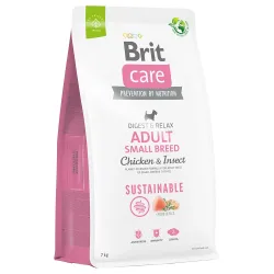 Brit Care Dog Sustainable Adult Small Breed Huhn & Insekten - 7 kg