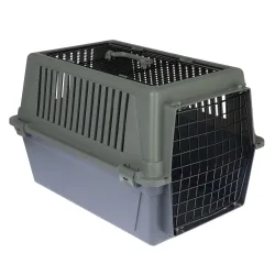 TIAKI Transportbox Verde - Sparset: Transportbox L + 15 x kooa Reise-Welpenunterlage mit Duft