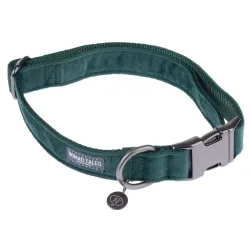 Nomad Tales Blush Halsband, emerald - Grösse S: 30 - 46 cm Halsumfang, B 15 mm