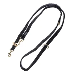 Nomad Tales Calma Halsband, ebony - Passende Leine: 200 cm lang, 20 mm breit