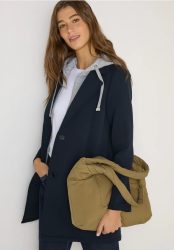 Mantel mit Sweat