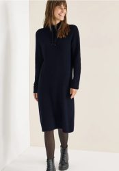 Cosy Rippstruktur Kleid