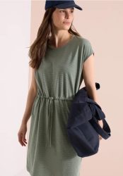 Knielanges Kleid aus Jersey