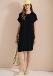 Musselin Kleid mit Kurzarm