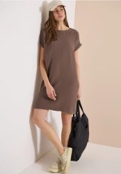 Musselin Kleid mit Kurzarm
