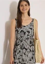Maxikleid mit V
