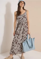 Maxikleid mit V