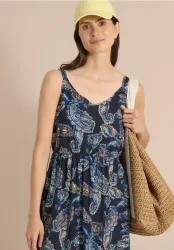 Maxikleid mit V