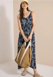 Maxikleid mit V
