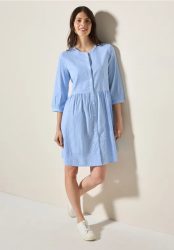 Gestreiftes Seersucker Kleid