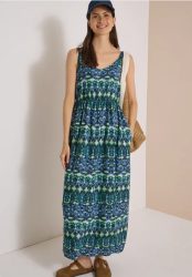 Maxikleid mit V