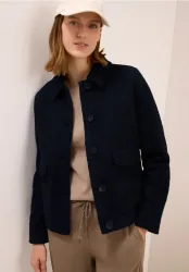 Jacke in Wolloptik