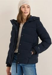Sportive Jacke mit Kapuze