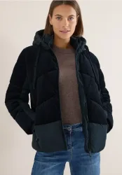 Puffer Jacke mit Cord