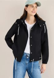 Jacke mit Kapuze und Tunnelzug