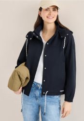 Jacke mit Kapuze und Tunnelzug