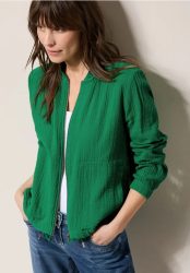Kurze Musselin Jacke